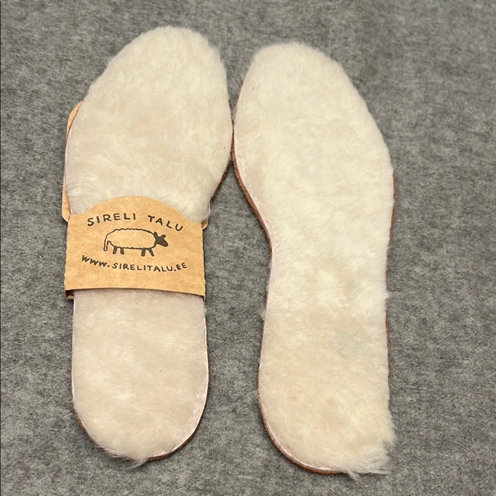 Brand new Estonian Cream Sheepskin Slipper Inserts